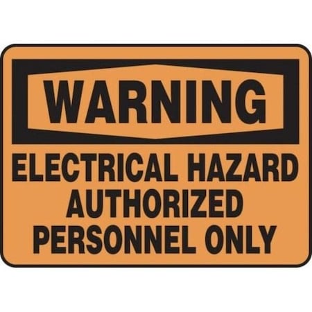 Accuform OSHA WARNING SAFETY SIGN ELECTRICAL MELC312XP MELC312XP